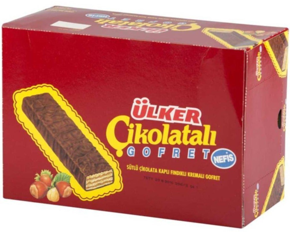 Ulker Gofret Choc. Coated Wafer (36g x 36 Pcs x 6 Boxes)