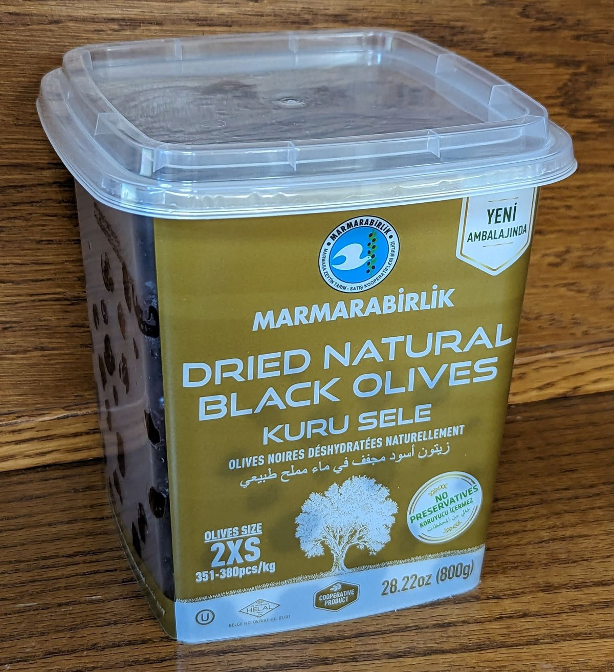MB Kuru Sele (2XS) Black Olives (800g x 6)