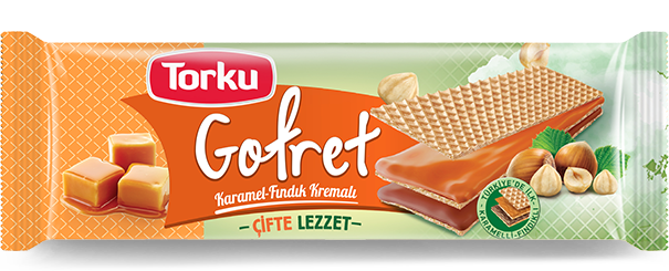Gofret Wafer w/ Caramel & Hazelnut Cream (142g x 19)