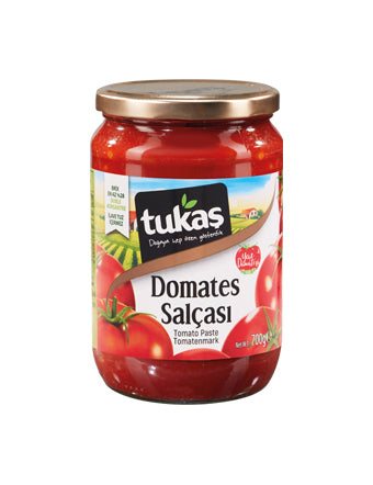 Tukas Tomato Paste in Glass (700g x 12)