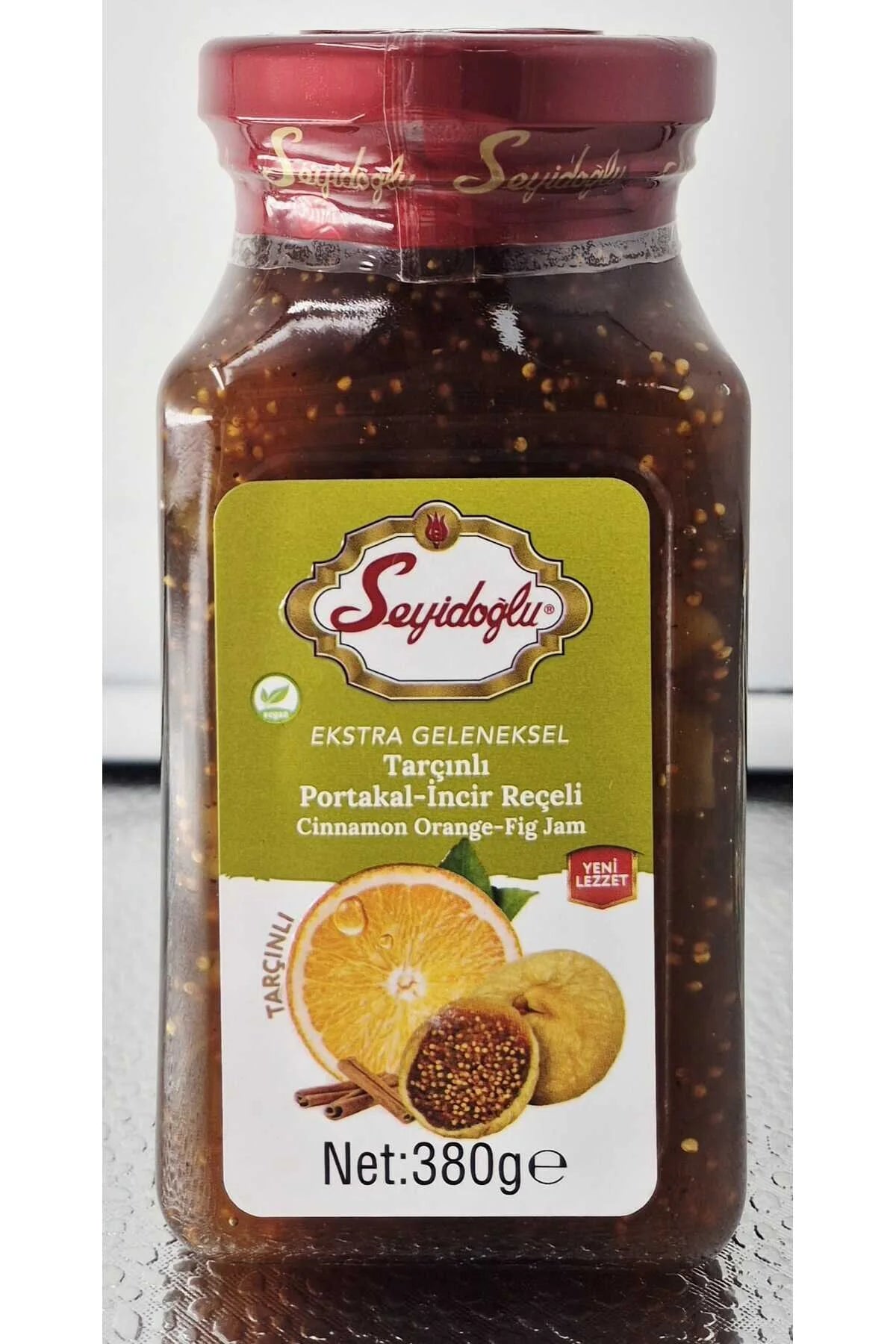 Jam with Dried Figs, Orange and Cinnamon Extra Traditional (380g x 12)