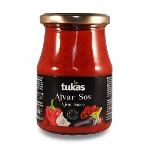 Tukas Ajvar Sauce in Glass (370g x 12)