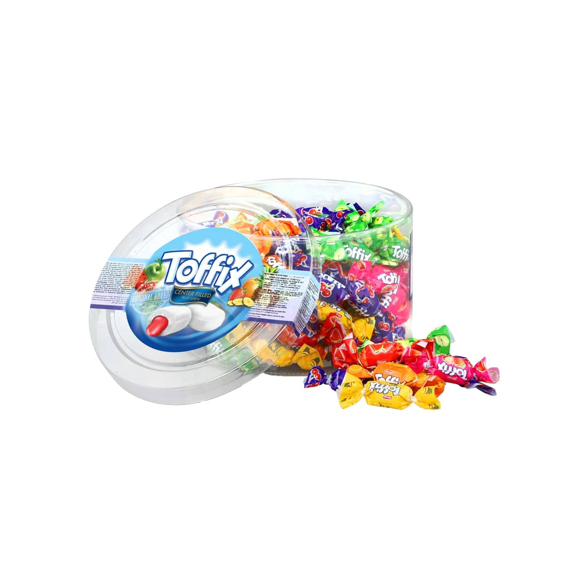 Elvan Toffix Center Filled Fruit Chew (400g X 12)