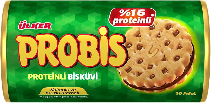 Probis Sand.Biscuit w/ Cocoa Banana Cream (75g X 18)