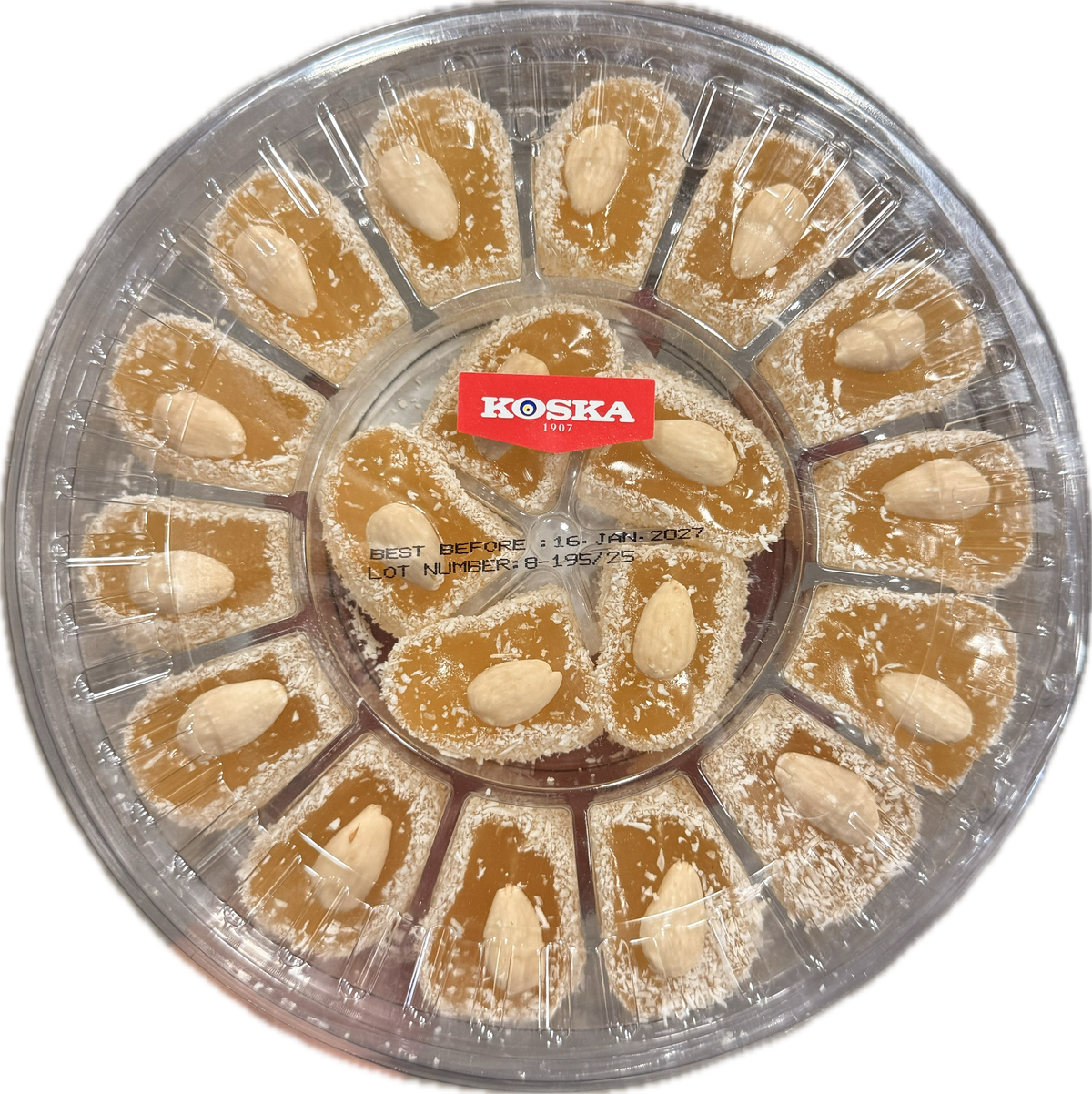 Palace Turkish Delight w/ Almond (500g x 12)