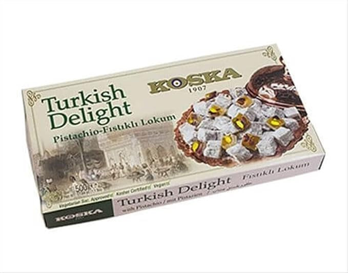 Turkish Delight w/ extra Pistachio (500g x 12)