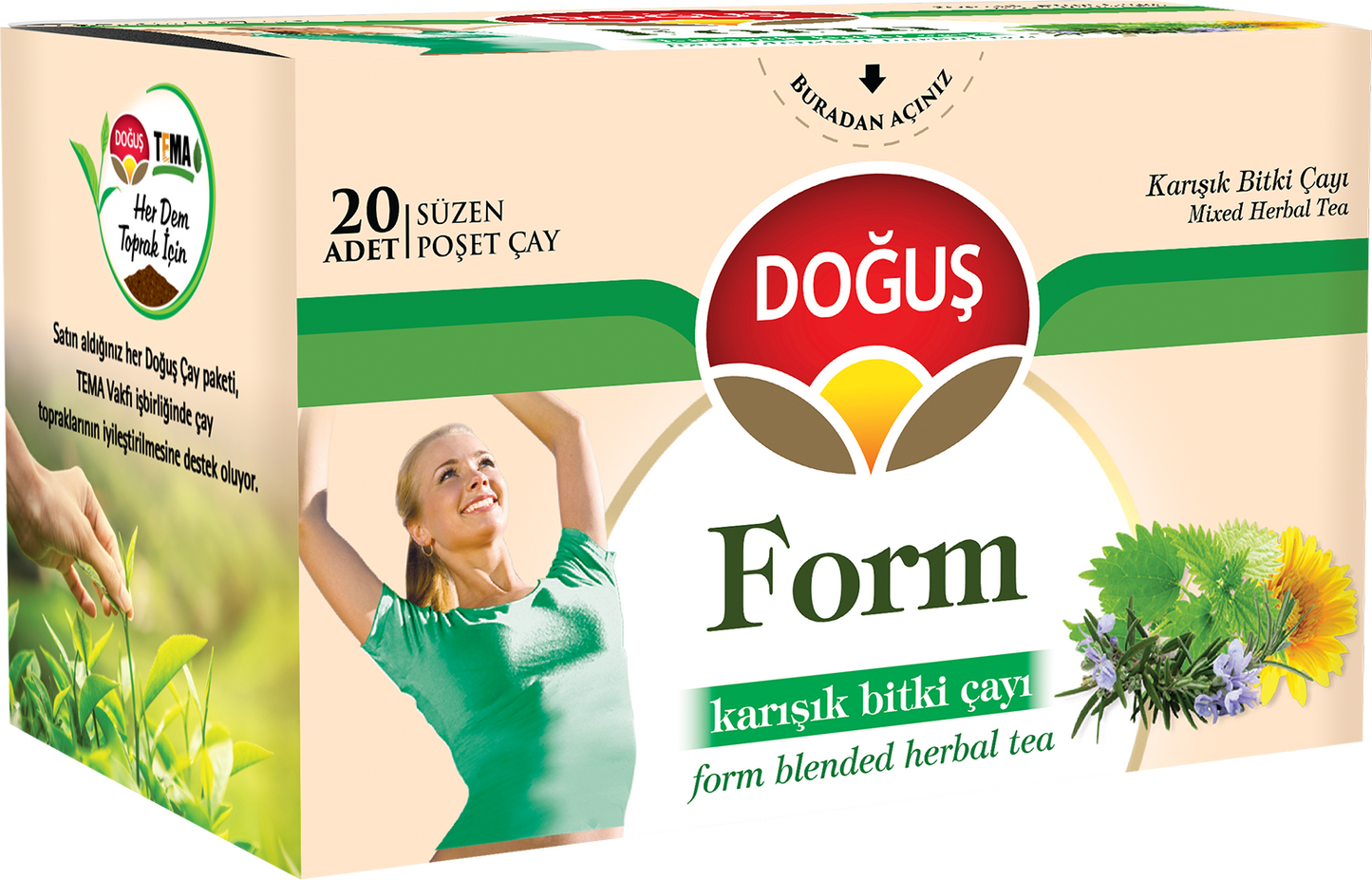 Form Karisik Bitki Tea Bag (1.8g x 20 x 12)