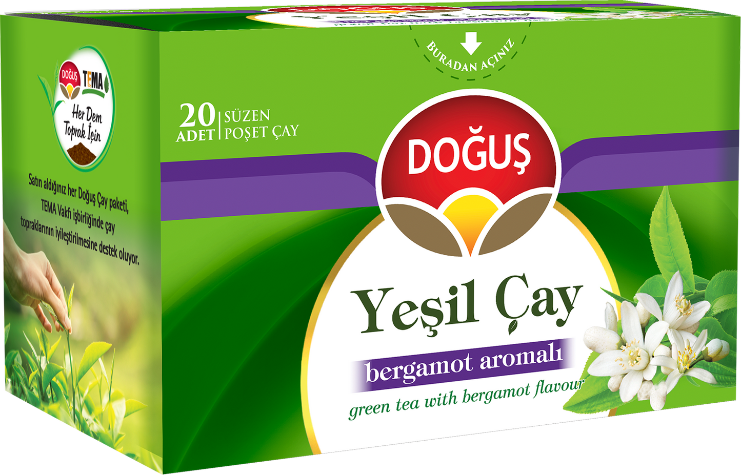 Bergamot Green Tea Bag (1.75g x 20 x 12)