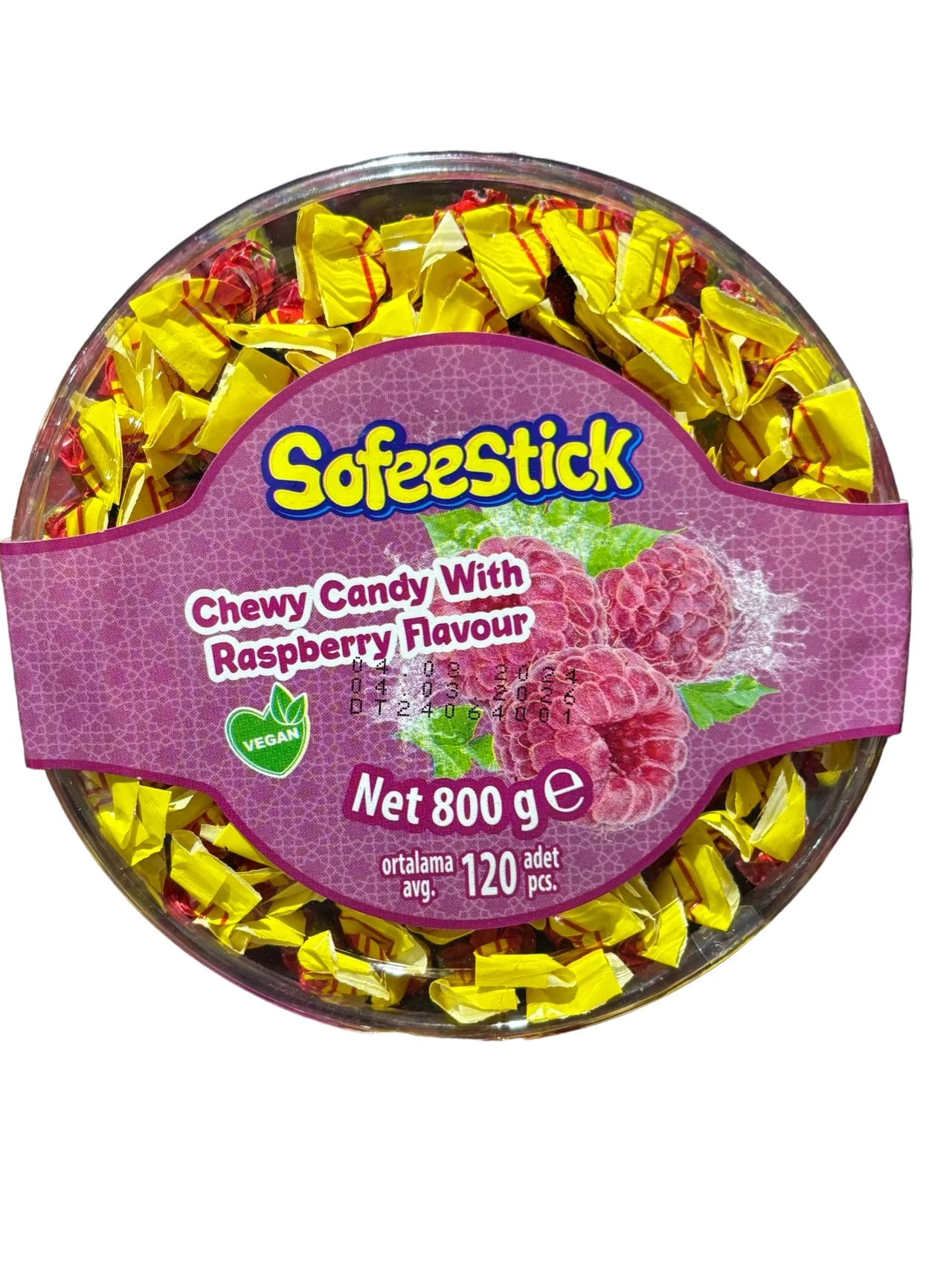 Sofeestick Raspberry (800g)