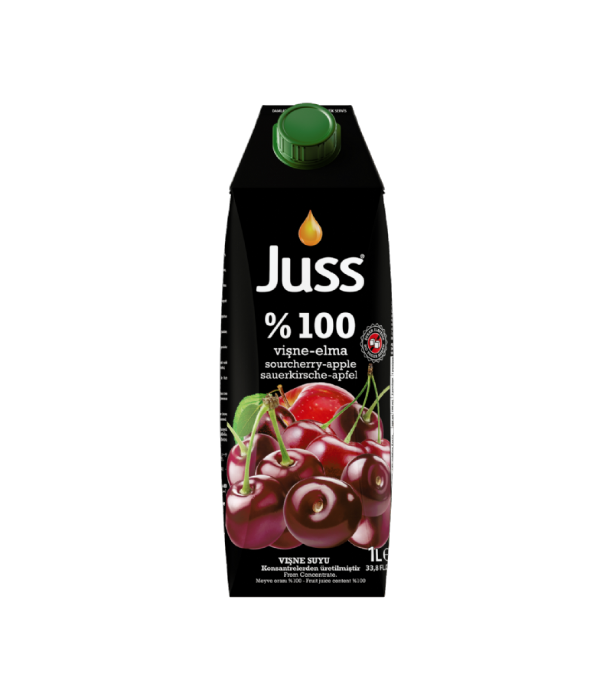 100% Sour Cherry-Apple Juice (1L x 12)