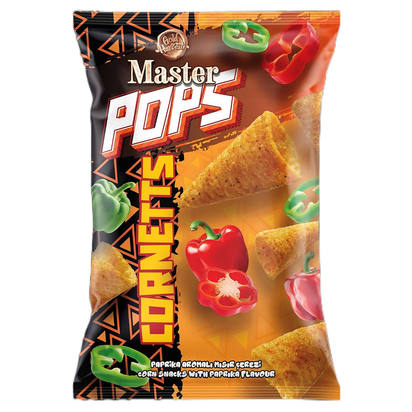 Master Pop Paprika Flavoured Corn Chips (110g x 16)