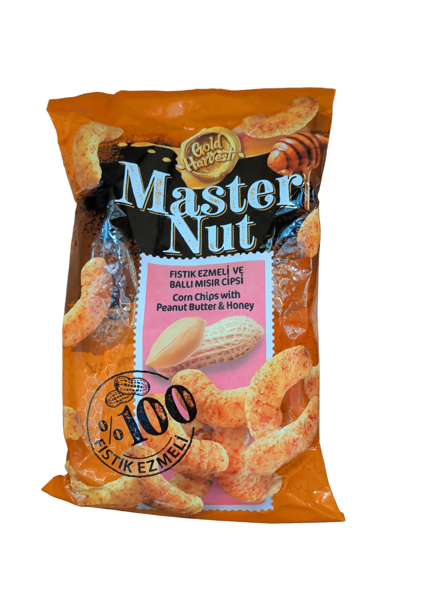 Master Nut Corn Chips w/ Peanut Butter & Honey (150g x 12)