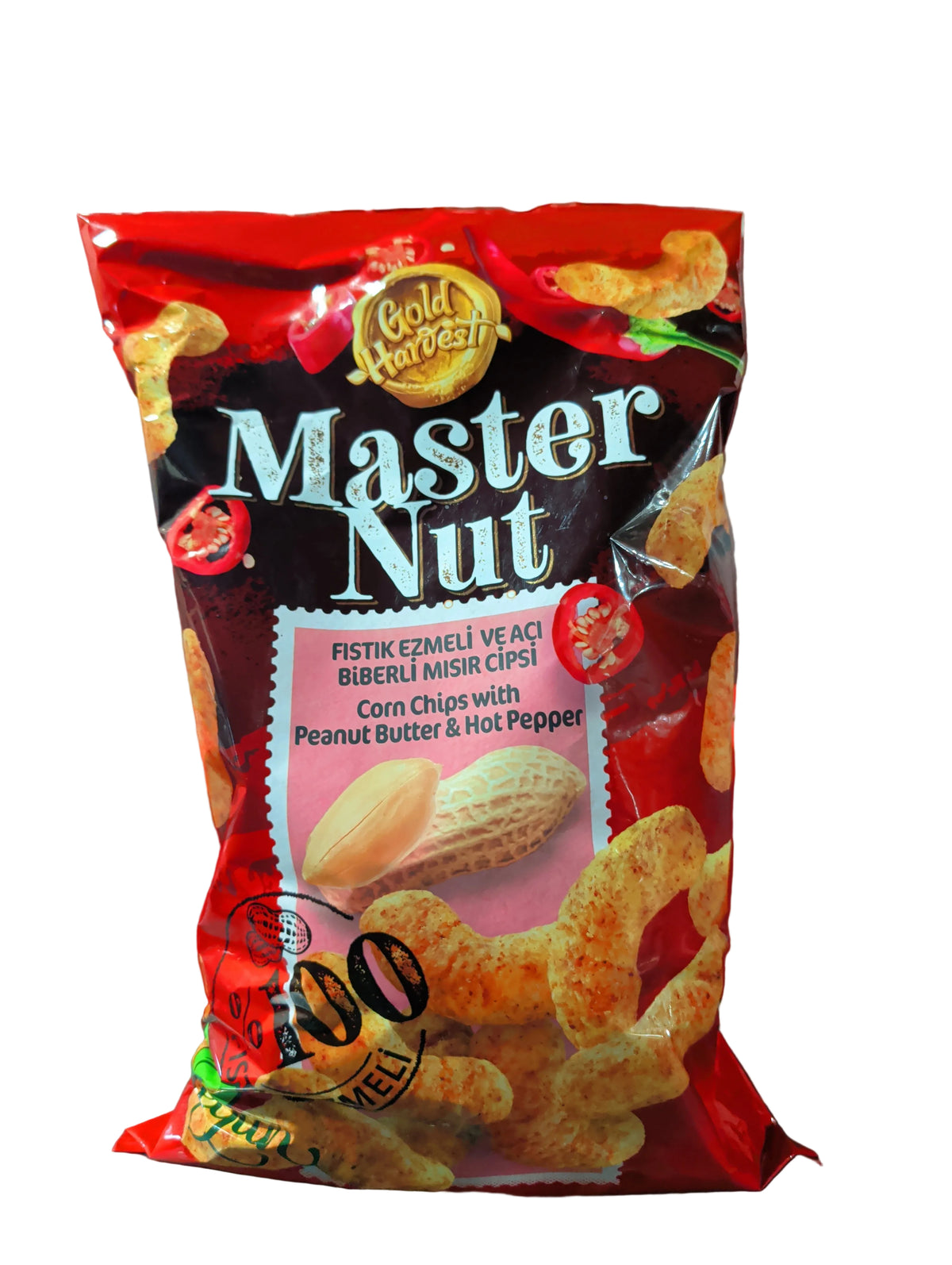 Corn Chips with Peanutbutter & Hot Pepper (165g x 12)