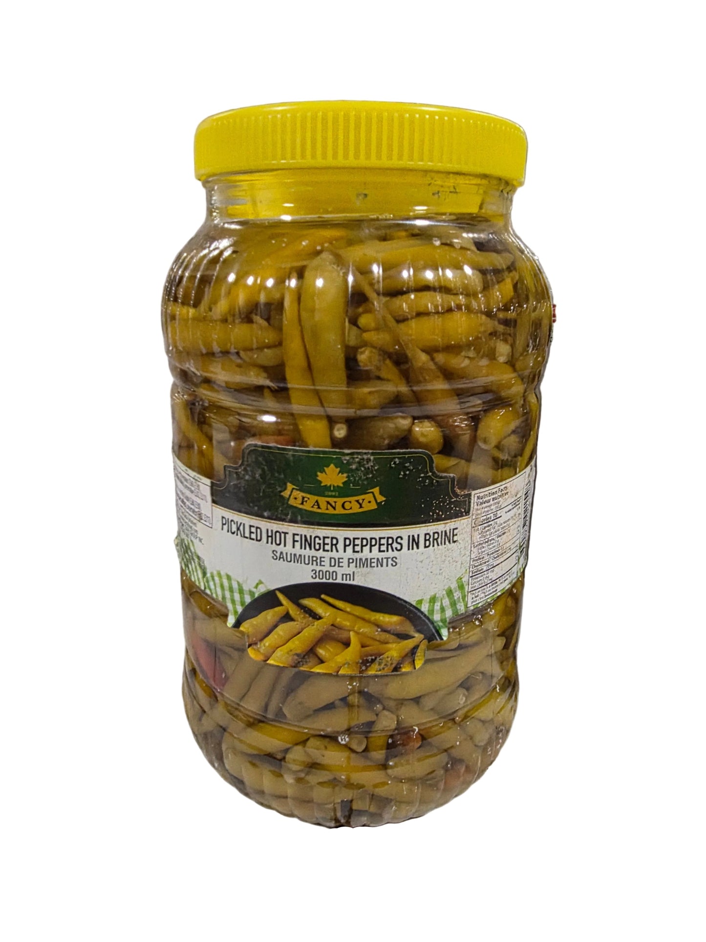 Pickled Hot Finger Peppers In Brine (3L x 6)