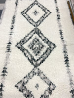 ULTRA SHAGGY 4024A_ULM34 WHITE/D.GREY