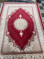 REAL SILK 4591A RED/CREAM