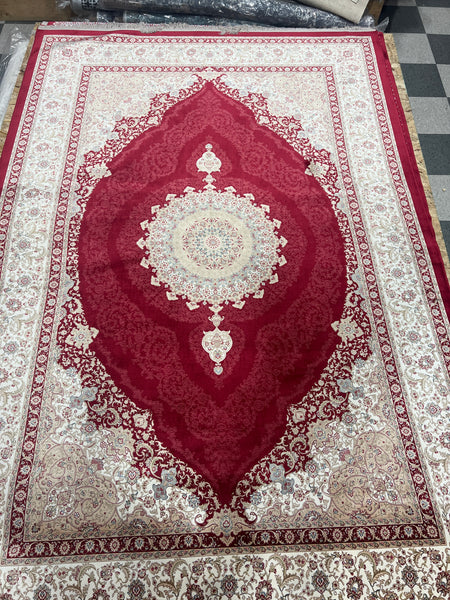 REAL SILK 4591A RED/CREAM