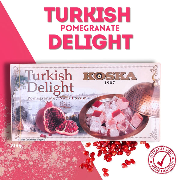 Pomegranate Turkish Delight (500g x 12) Koska