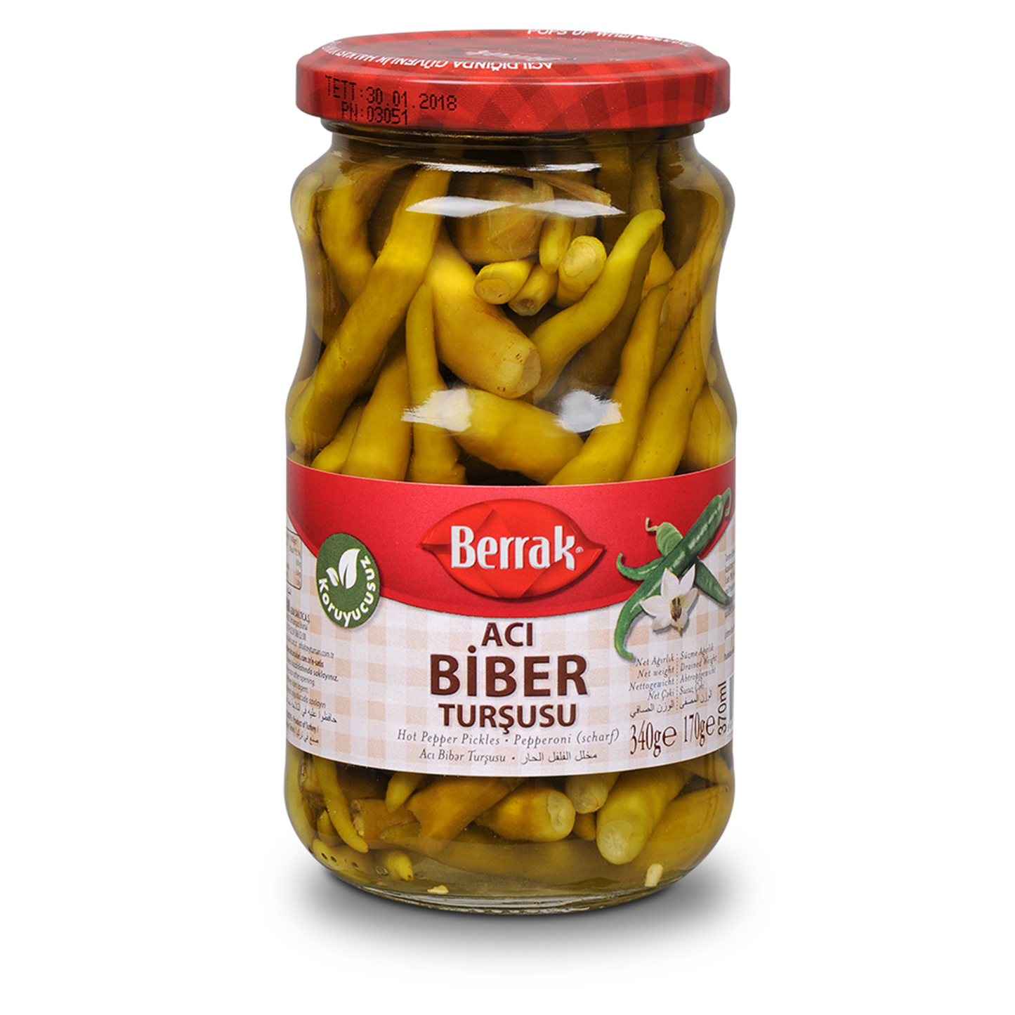 Hot Pepper Pickles (370ml x 12)