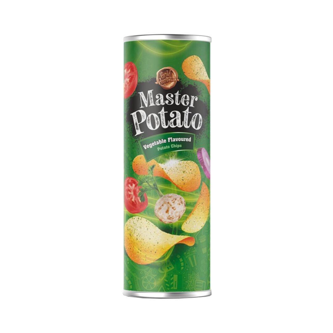 Vegetable Flavoured Potato Chips (160g x 14)