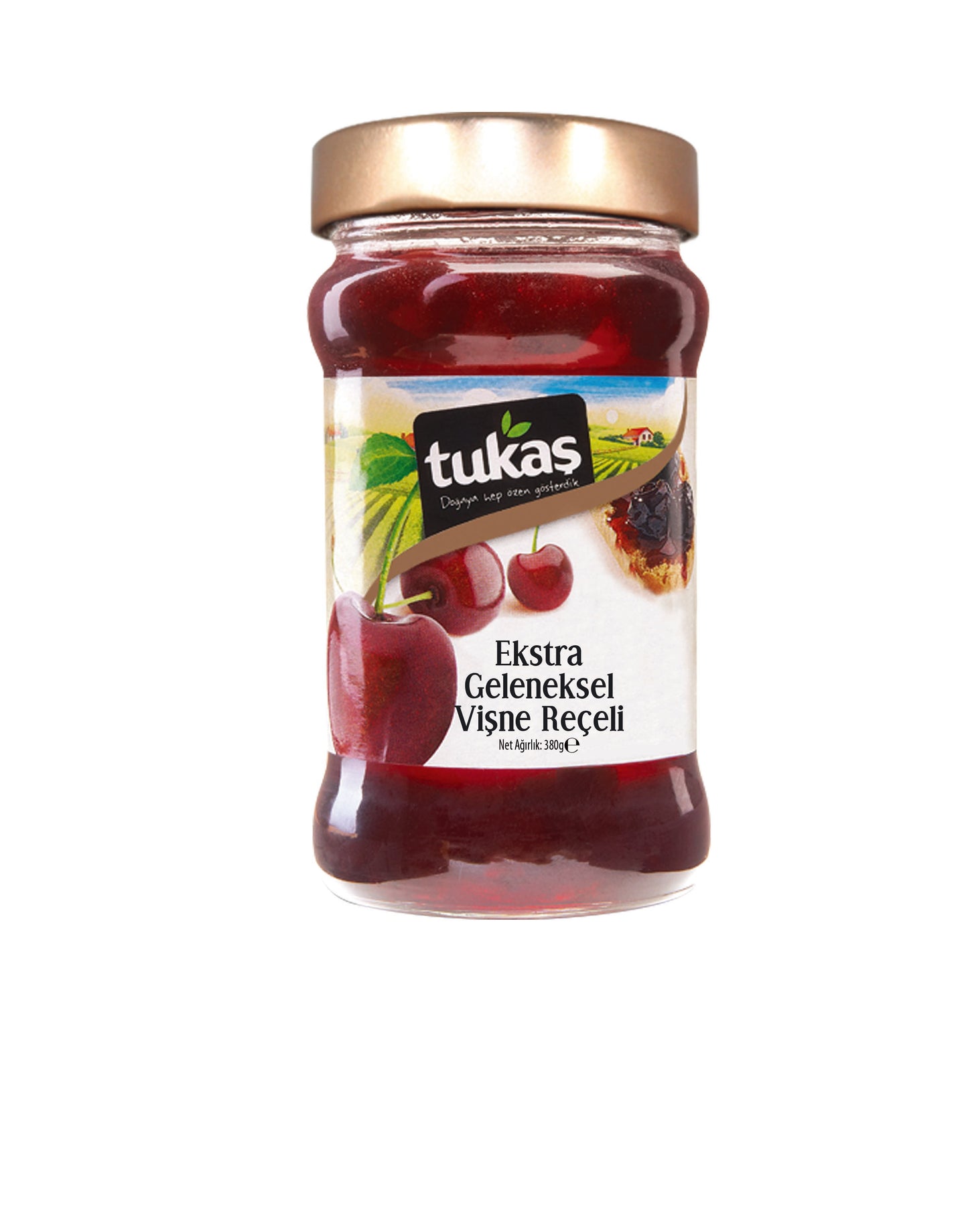 Tukas Sour Cherry Jam (326g x 12)