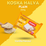 Tahin Plain Halva (200g x 12) Koska