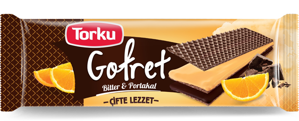 Gofret Cocoa Wafer w/ Orange & Bitter Choc. Cream (142g x 19)