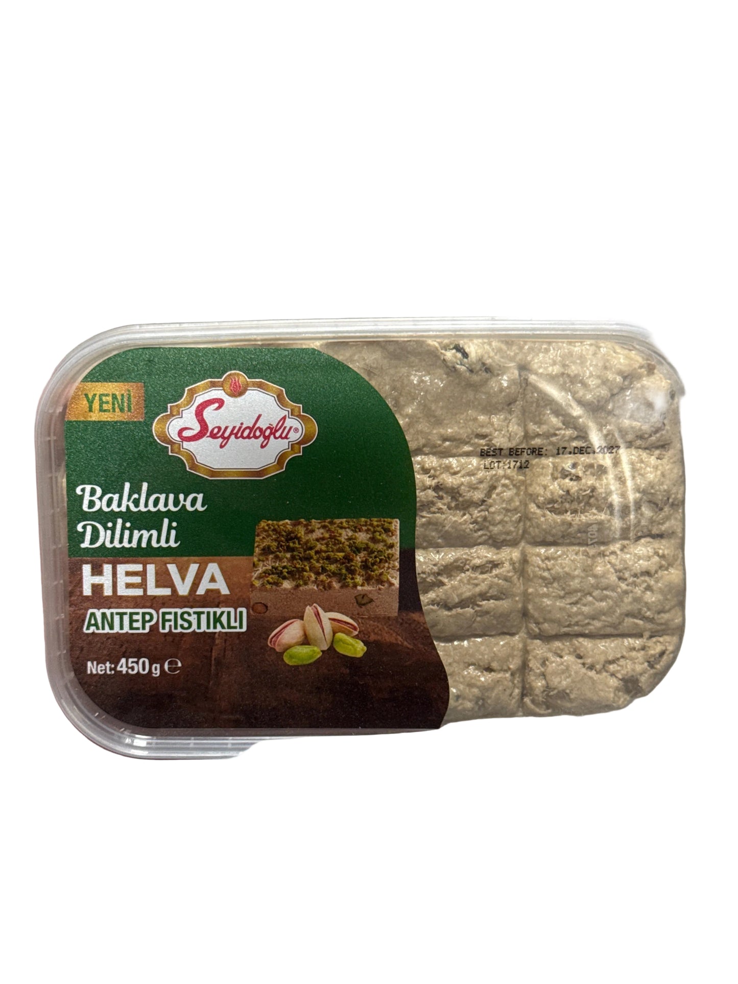 Pistachio Halva Tray (450g x 12)