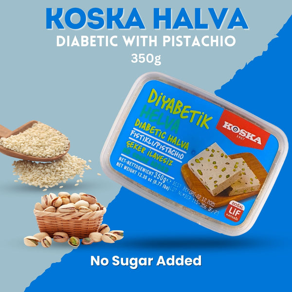 Diabetic Halva Plain (350g x 12) Koska