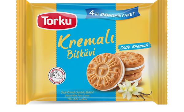 Kremali Sandwich Biscuit w/ Plain Cream (61g x 4 x 8)