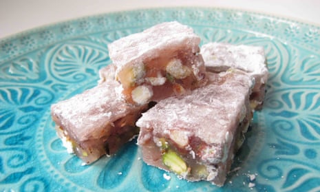 Turkish Delight w/ Extra Pistachio (125g x 24) Koska