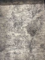 ANTIQUE 5073B CREAM/P.ANTHARCITE