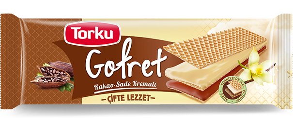 Wafer w/ Cocoa & Plain Cream 404502 (142g x 19)