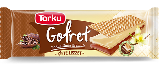 Gofret Cocoa Wafer w/ Cocoa and Plain Cream (142g x 19)