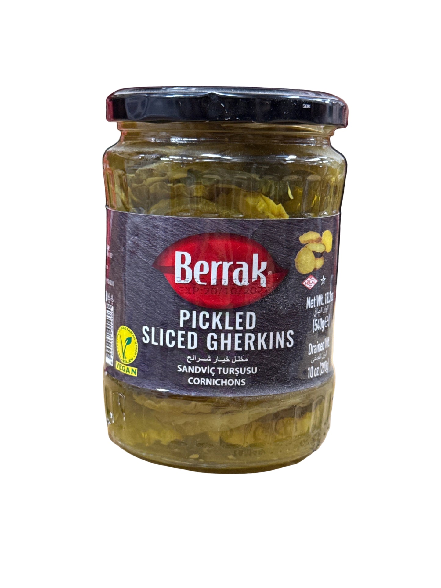 Sliced Dill Pickled (580ml x 12)