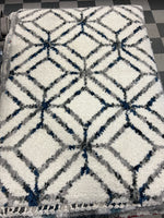 ULTRA SHAGGY 4123A_ULM34 WHITE/D.GREY