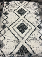 ULTRA SHAGGY 4119A_ULM34 WHITE/D.GREY