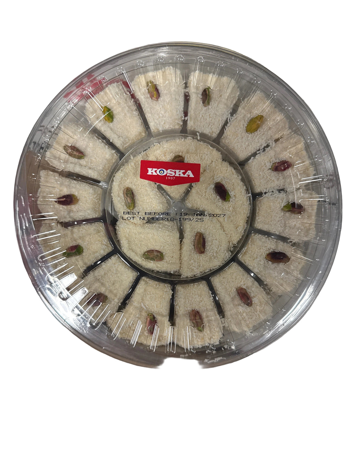Sultan Turkish Delight w/ Pistachio (450g x 12)