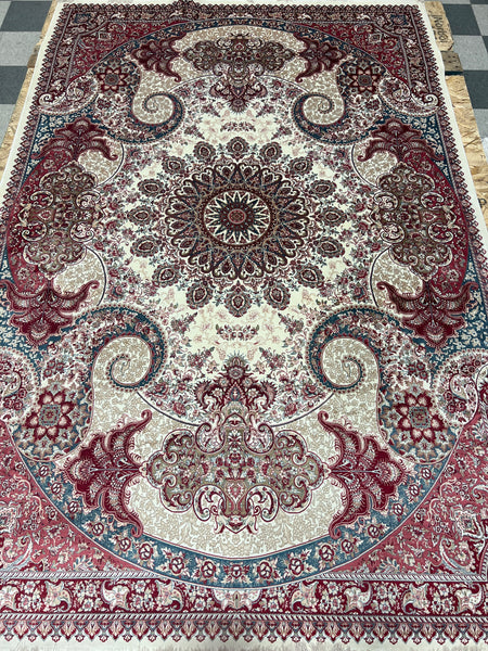 REAL SILK 3511A CREAM/RED