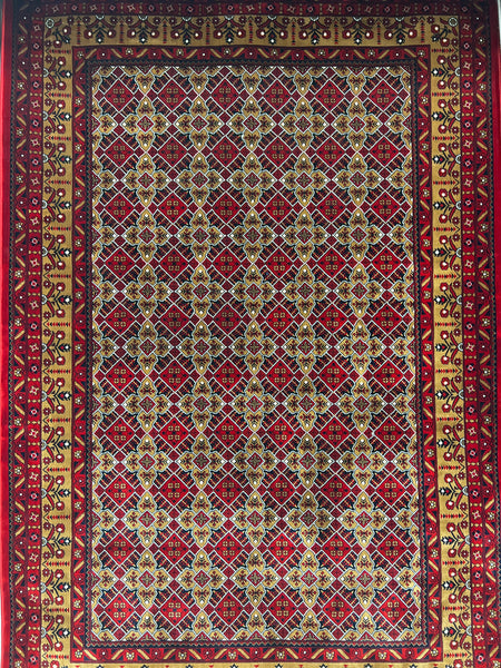 SUPER SILK 2476D L.RED/MUSTARD