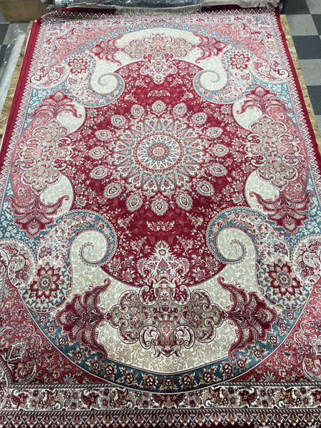 REAL SILK 3511A RED/CREAM