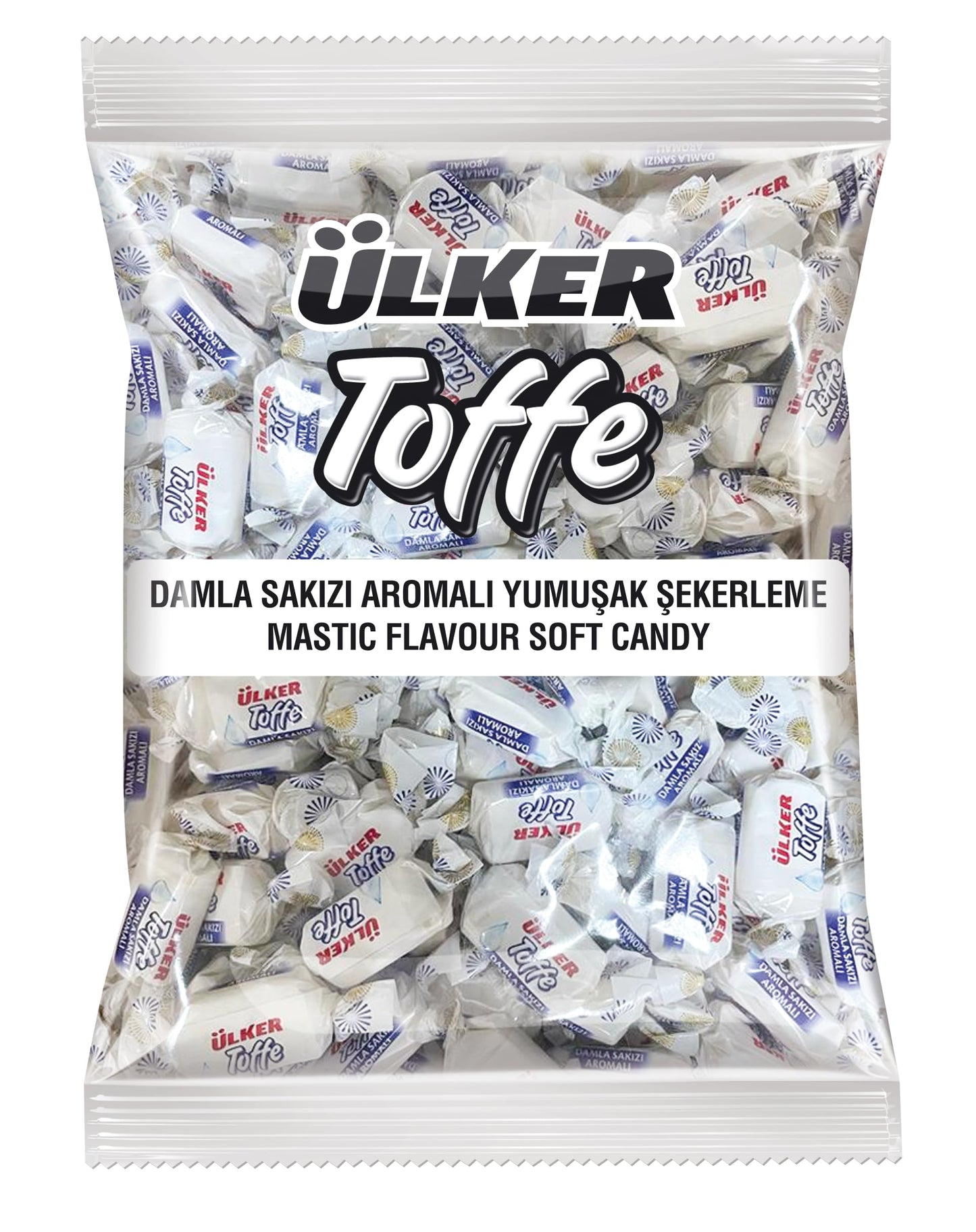 Ulker Toffe Mastic Flv. Soft Candy (1kg x 5 Bags)