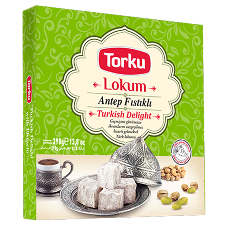 Turkish Delight w/ Antep Pistachio (390g x 12)