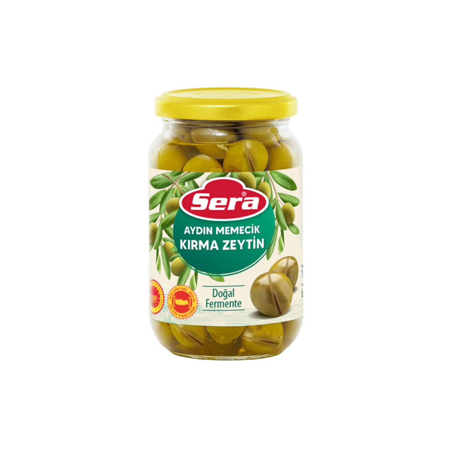 Sera Cracked Green Olives (720ml x 12)