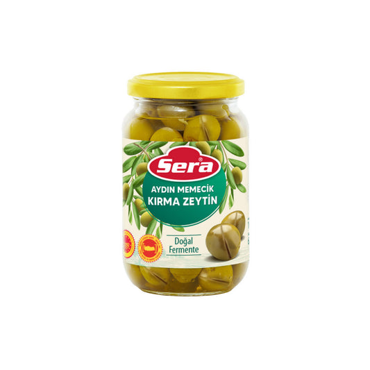 Sera Cracked Green Olives (720ml x 12)