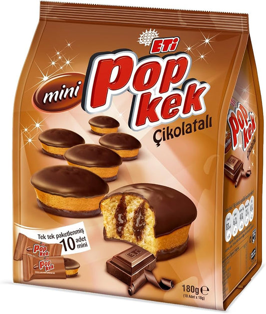 Eti Pop Kek Chocolate mini (144g x 10)