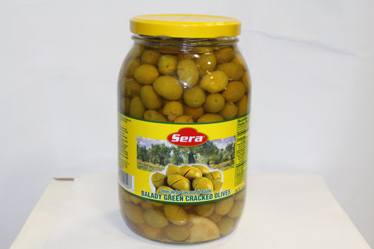 Balady Green Cracked Olives (2L x 6)