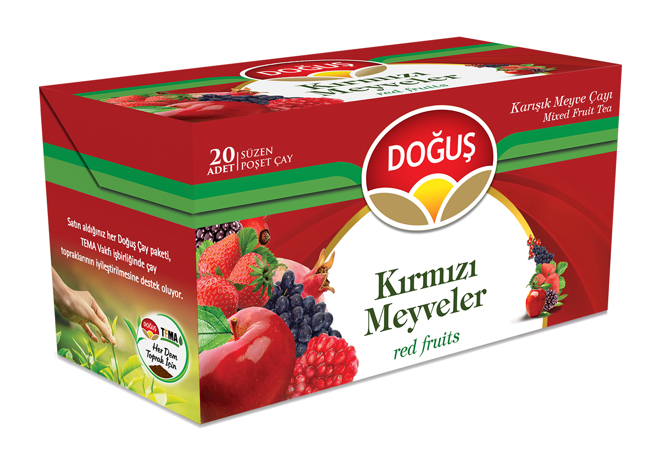 Kirmizi Meyveler Tea Bag (1.9g x 20 x 12)