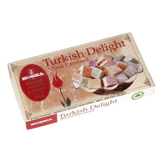 Mixed Flavor Turkish Delight (500g x 12)