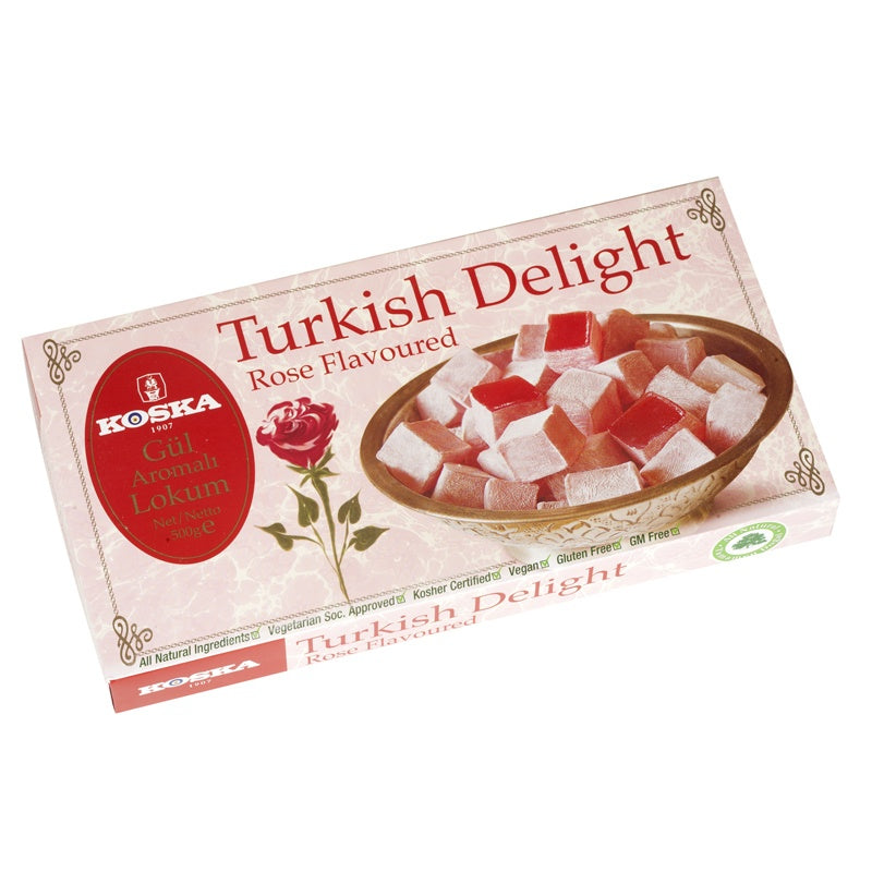 Rose Flavored Turkish Delight (500g x 12)